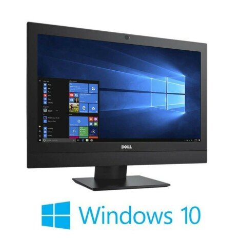 All-in-One Dell OptiPlex 3030, Quad Core i7-4770S, SSD, 19.5 inci, Webcam, Win 10 Home